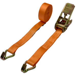 50mm 4000Kg Heavy Duty Lorry Ratchet Straps with Hooks 6m Long UK Product 